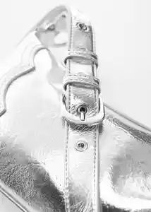 Bolso P Texas Plata Mujer Mango