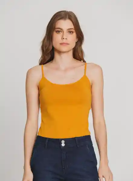 Tank Top Para Mujer Amarillo 1 Talla M