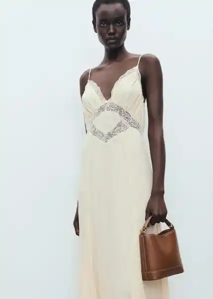 Bolso P Isolda Cuero Talla 99 Mujer Mango