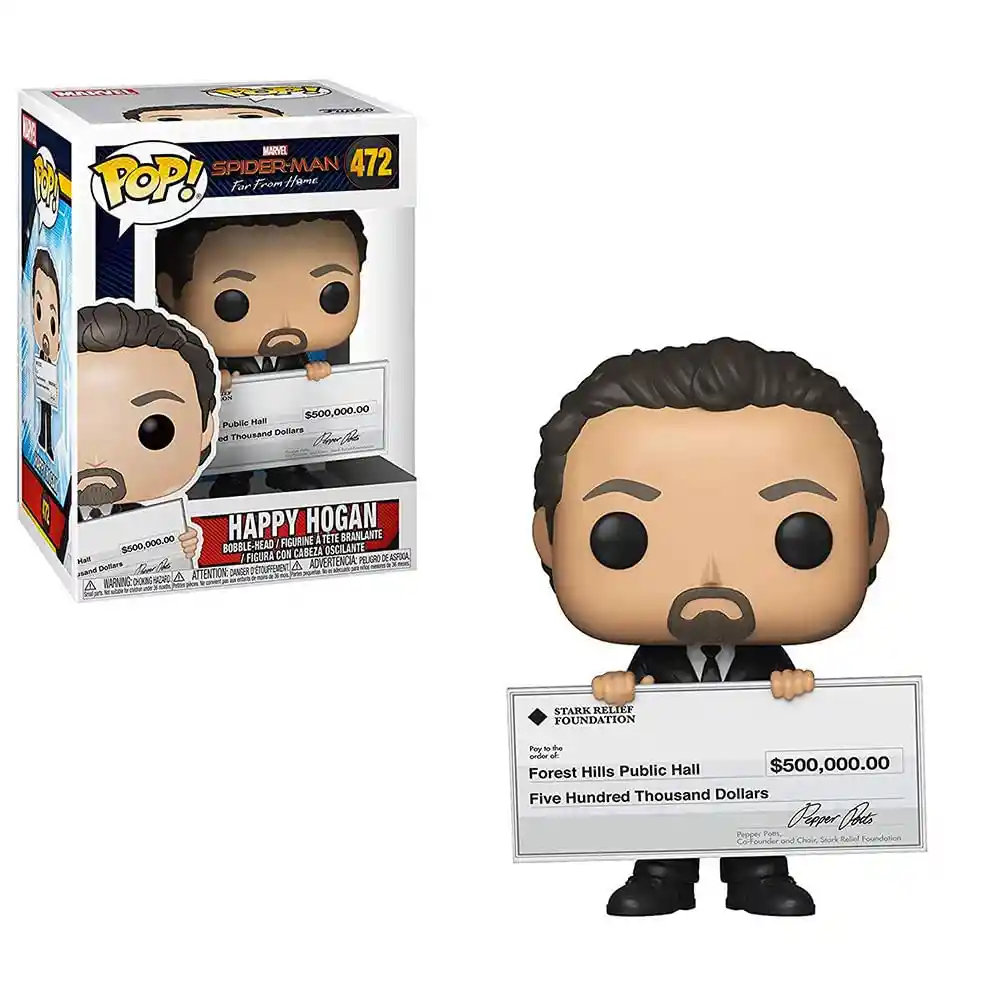 Funko Pop Happy Hogan (472) Spider Man Far From Home Marvel