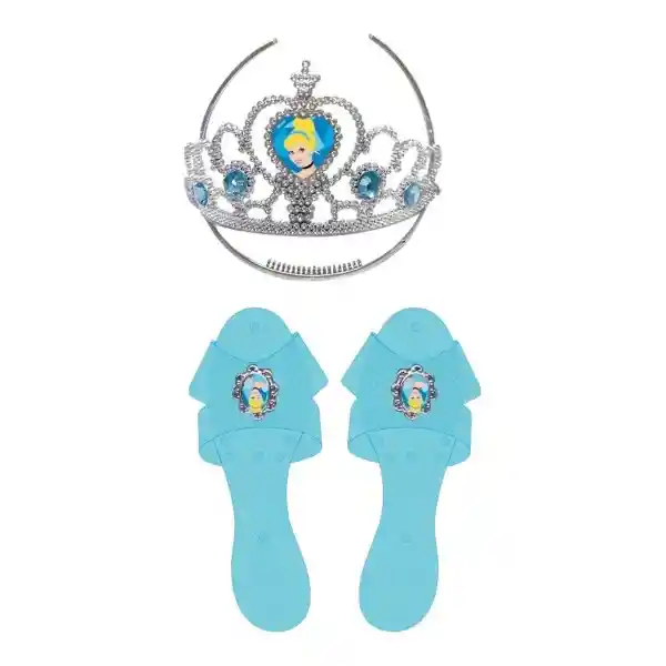 Disney Set Zapatos y Corona Cenicienta