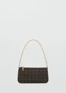 Bolso P Galicia Chocolate Talla 99 Mujer Mango