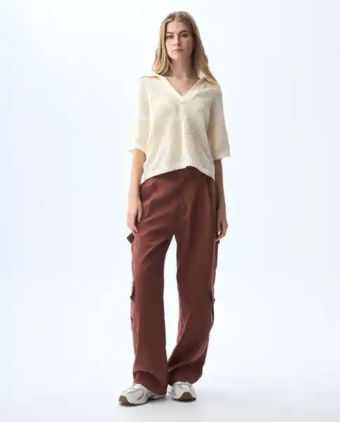 Pantalón Mujer Café Talla 6 631G000_CAF191430 Americanino