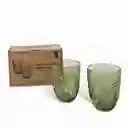 Set Vaso Hoja Cannabis Ambiente Gourmet