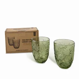 Set Vaso Hoja Cannabis Ambiente Gourmet