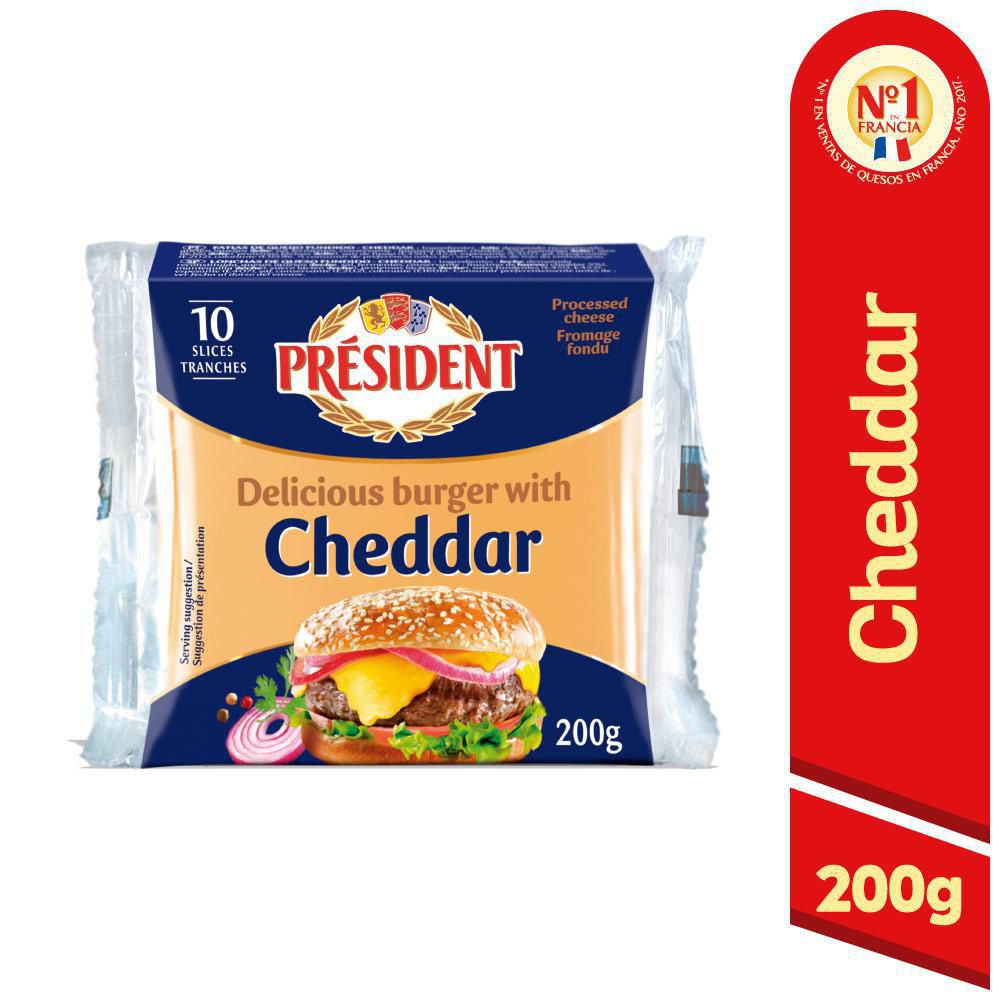President Queso Fundido Tajado 200g