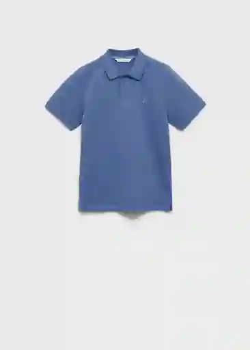 Polo Javier8 Azul Talla 12 Niños Mango