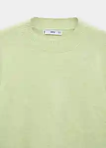 Buzo Jersey Agur Verde Pastel Talla 24 Mujer Mango