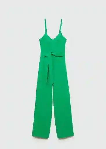 Enterizo Mono Pily Verde Talla L Mujer Mango