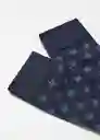 Calcetines Snow Navy Talla 42 Hombre Mango