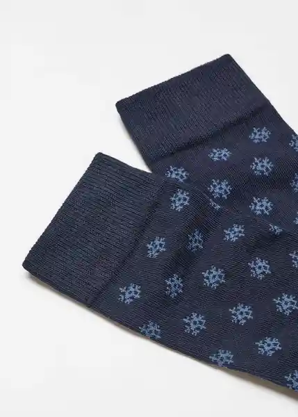 Calcetines Snow Navy Talla 42 Hombre Mango