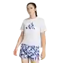 Adidas Camiseta Manga Corta Run it Bl Tee W Mujer Blanco Talla L