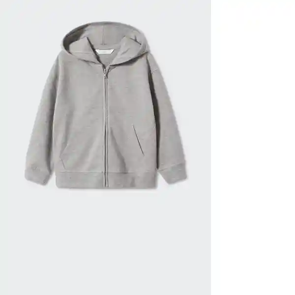 Sudadera Francia3 Gris Medio Vigore Talla 14 Niños Mango