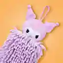 Toalla Para Manos Tipo Mechudo Kuromi Sanrio Morado Miniso
