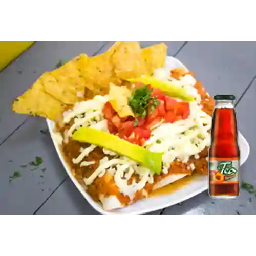 Combo Enchiladitas + Mr Tea Limón 300 ml