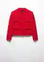 Chaqueta Wintour Rojo Talla XS Mujer Mango