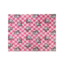 Manta Serie Minecraft Rosa Miniso