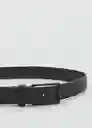 Cinturón Blacky2 Negro Talla 90 Hombre Mango
