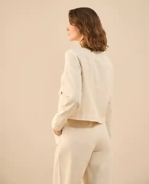 Chaqueta Crudo Nevisca Claro Talla S 621G009 Esprit