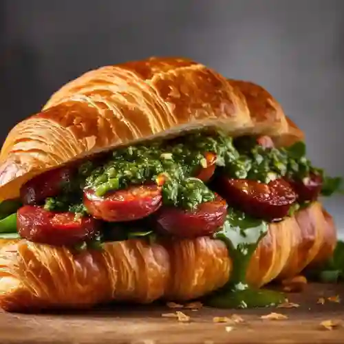 Choripan y Chimichurri