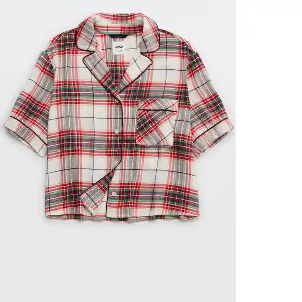 Camisa de Pijama Rojo Talla: SMALL American Eagle