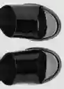 Sandalias Polo Negro Talla 37 Mujer Mango