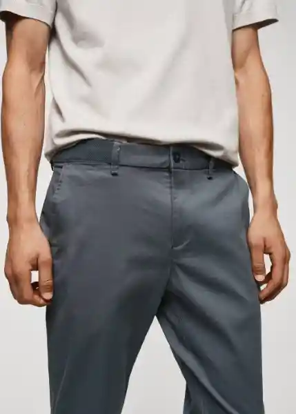 Pantalón Prato Índigo Talla 46 Hombre Mango