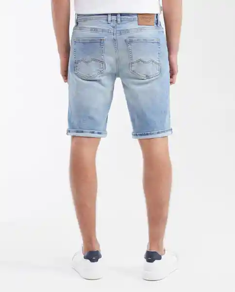 Bermuda Clara Masculino Azul Cristalino Claro Talla 36 Chevignon