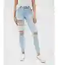 Jean Jegging Azul Talla 16 Regular Mujer American Eagle