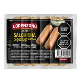 Salchicha de Pechuga de Pollo Maestro