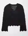 Suéter Mujer Tejido Negro Talla Medium American Eagle 03441177