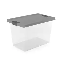 Estra Caja Organizadora Con Broches Gris 4-1040501