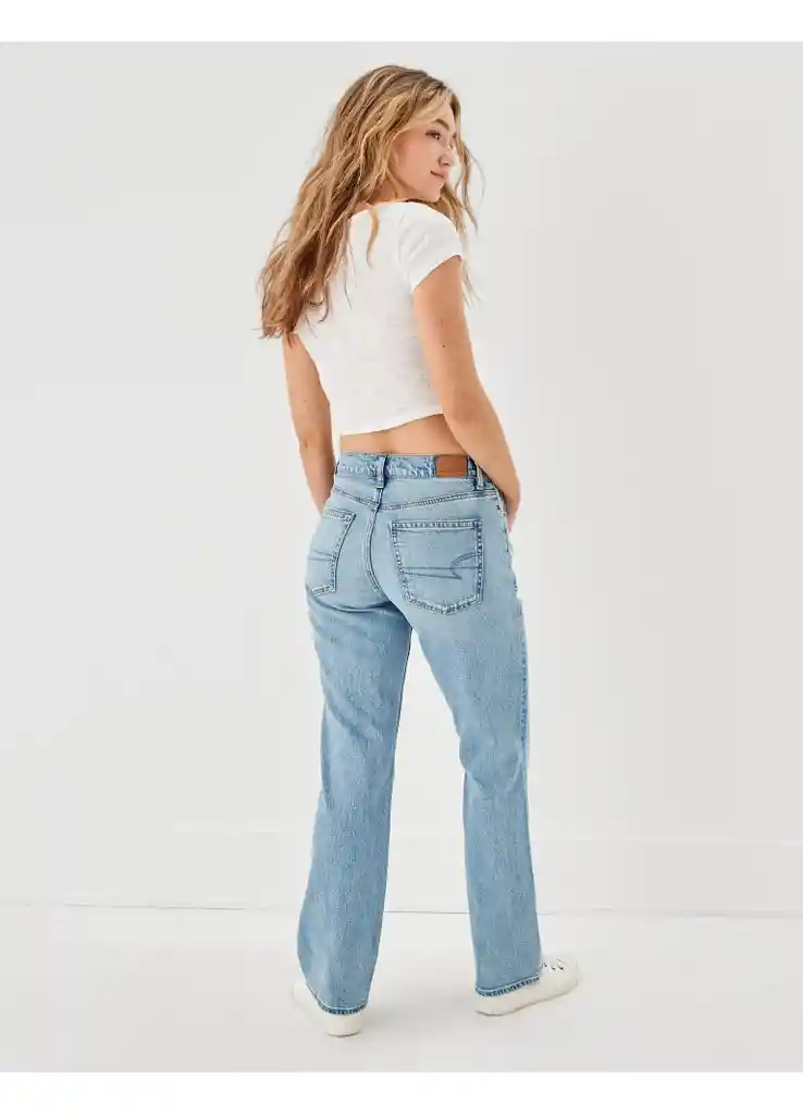 Jean 90S Mujer Azul Bootcut 2 American Eagle