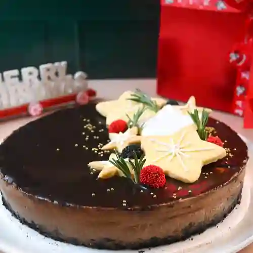 Cheescake Chocolate Navideño 8p