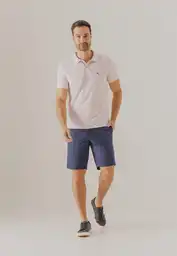 Custer Bermuda Básica Para Hombre Navy Talla 34