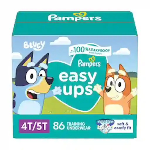 Pampers Pañales de entrenamiento Easy Ups talla 4T-5T x 86 Unidades