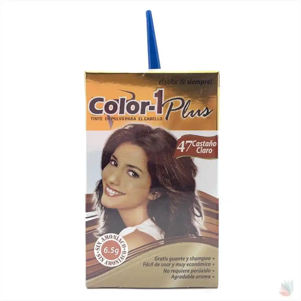  Color-1 Plus Tintura Polvo Castano Oscuro (57) 