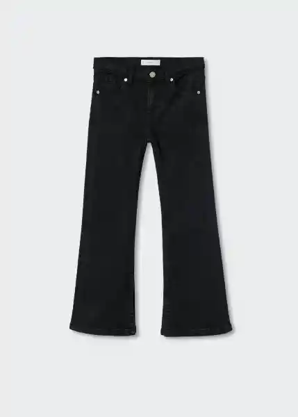 Jeans Fiona Tejano Negro Talla 11 Niñas Mango