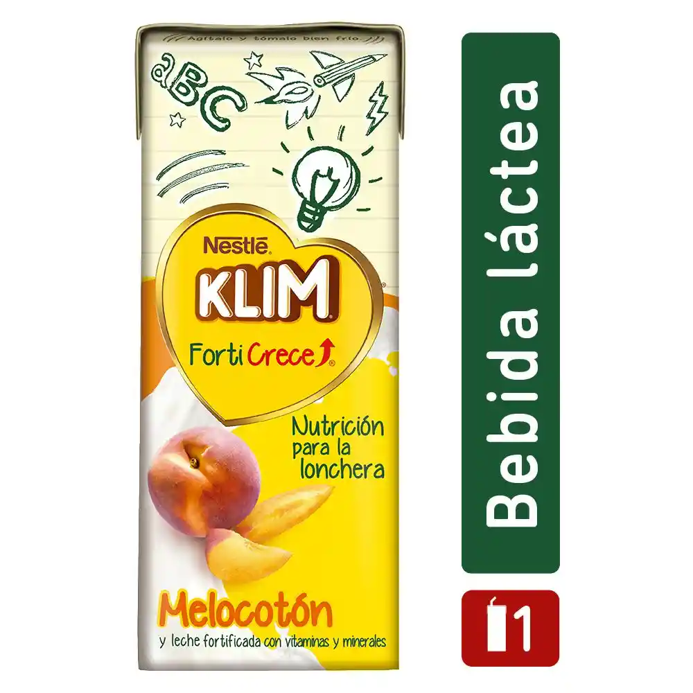 Klim Bebida Lactea C/melocoton