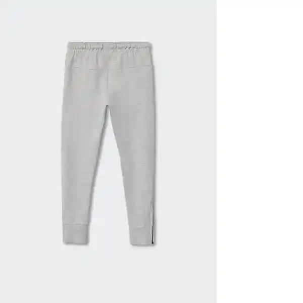 Pantalón Zipp Gris Medio Vigore Talla 07 Niños Mango