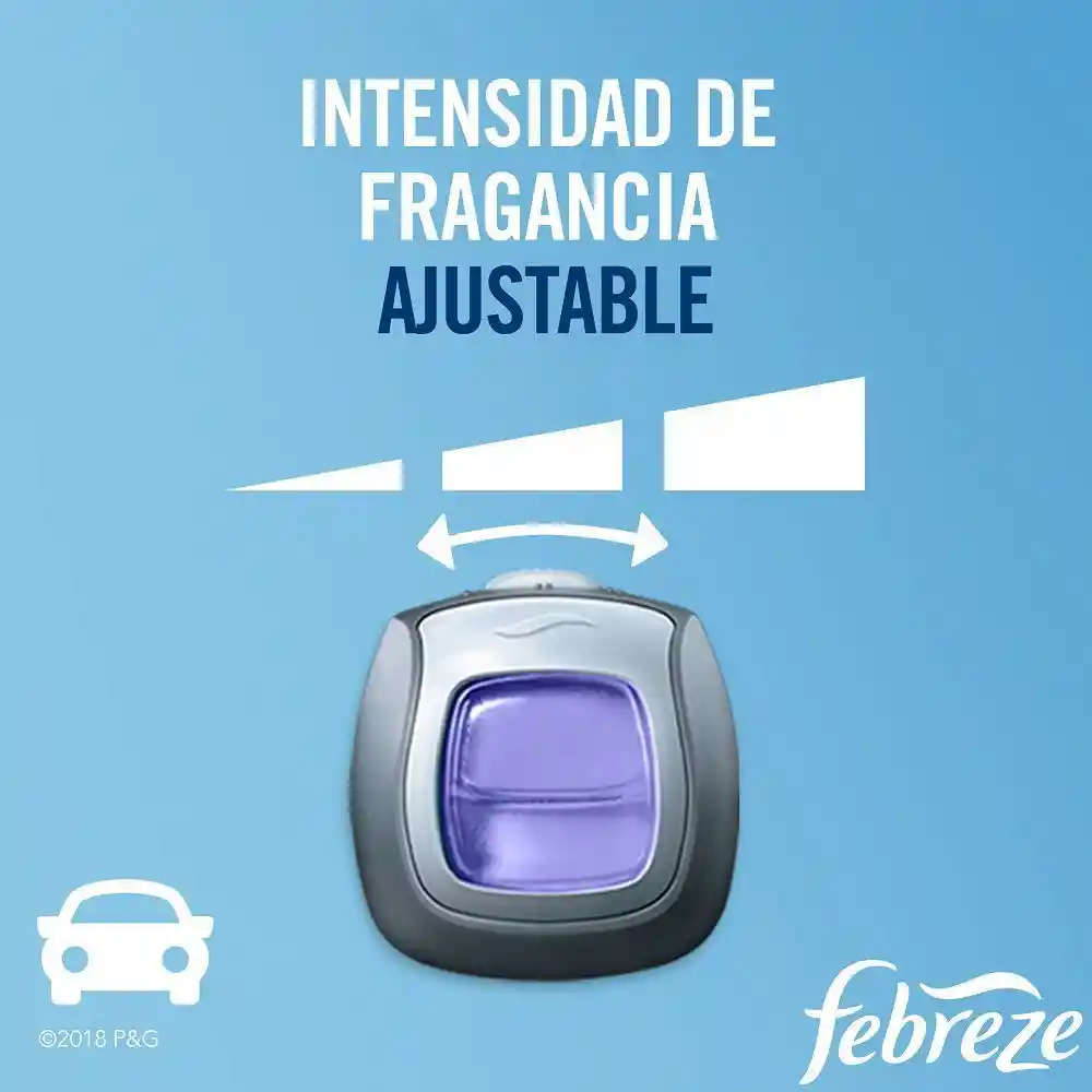 Febreze Ambientador Vent Clip Midnight Storm 2 mL