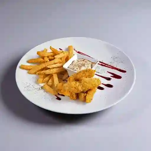 Finos Cubitos de Pescado