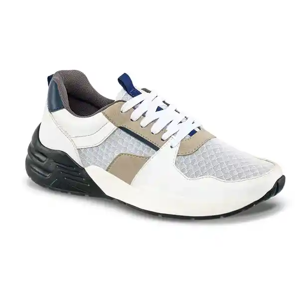 Croydon Tenis Krishna Hombre Color Blanco Talla 38