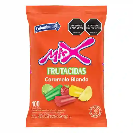 Max Caramelo Blando Sabor a Frutas Frutácidas