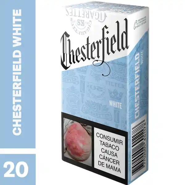 Chesterfield White​ x 20 Cigarrillos