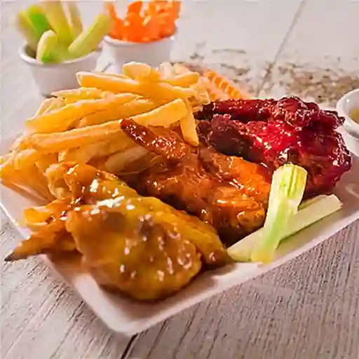 Alas Wings X6 + Gaseosa 250 ml