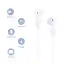 Audifonos Serie Elegance Blanco Mod 6312 Miniso