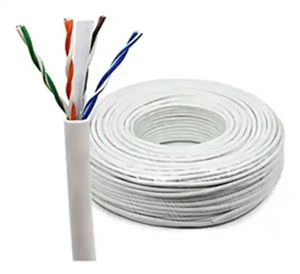 Cable de Red 100% Cobre Cat 6 Exteriores Ezi 50 Metros