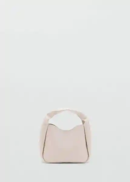 Bolso M Paco Offwhite Talla 99 Mujer Mango