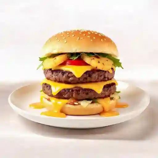 Hamburguesa hawaiana